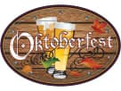Oktoberfest-themed inflatable pub rental in Houston with beer glass décor, ideal for Sugar Land event venues and party rentals.