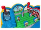 Perfect for Irving toddler parties, this Paw Patrol obstacle combo rental in Dallas features a bounce house with slide