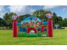 Paw Patrol toddler obstacle course rental set up in a Dallas park, ideal for Frisco birthday parties.