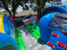 Perfect for Arlington toddler parties, this Paw Patrol obstacle course rental in Dallas features a tunnel crawl and colorful