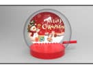Christmas snow globe rental in Dallas with LED lights — ideal for Mesquite holiday parties