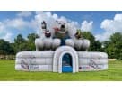 Polar Bear Arctic Plunge XL dual-lane slide rental in Houston with icy blue and white coloring, ideal for Sugar Land events.