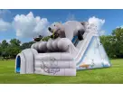 Polar Bear Double Inflatable Slide for Winter Parties Huge