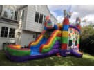 Renta de brincolín Pop Its con tobogán acuático en Austin — ideal para fiestas en Buda con área de salto grande y características
