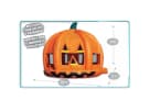 Perfect for Fort Worth fall festivals, this orange pumpkin bounce house rental in Dallas measures 18'4" wide and features
