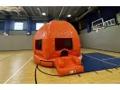 Pumpkin bounce house rental in Dallas with bright orange design, ideal for Fort Worth fall parties and festivals.