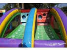 Perfect for Cedar Park birthday parties, this interactive football game rental in Austin features colorful dual lanes
