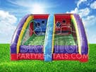 Perfect for Round Rock youth sports parties, this football-themed bounce house rental in Austin features dual interactive fields