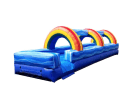 Rainbow Slip N Slide water rental in Dallas—perfect for kids' summer parties in Plano.