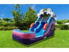 15ft Rainbow Unicorn water slide rental in Houston — wet or dry inflatable perfect for Conroe birthday parties and events.