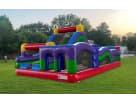 Retro Obstacle Course Inflatable Rentals