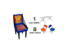 1 Carnival Game 1 Kids Table 8 Kids Chairs