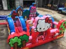Hello Kitty toddler bounce house rental in Dallas with slide—perfect for McKinney birthday parties.