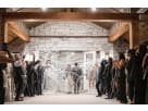 Efecto especial de cortina de luces para bodas en Austin — renta con nieve romántica ideal para eventos Round Rock.