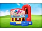 Perfect for Buda birthday parties, this Shimmer and Shine 4in1 bounce house rental in Austin features a wet or dry slide