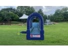 Renta de tobogán acuático Super Slip and Slide de 31 pies en Austin, ideal para fiestas refrescantes en San Marcos.