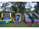 Colorful arcade Skee-Ball game rental in Austin, ideal for interactive party entertainment that brings all ages together.
