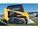 Perfect for construction-themed Austin birthday parties, this skid loader bounce house rental features a huge jumping area