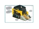 Skid Loader construction bounce house rental in Austin with huge jumping area — ideal for Georgetown birthday parties.