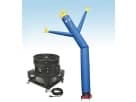 Tubo inflable Sky Dancer azul en renta en Austin, ideal para animar fiestas en Cedar Park.