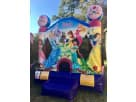 Disney Princess bounce house rental in Austin with castle design, ideal for small yards and Cedar Park parties.