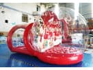 Christmas snow globe rental in Dallas with indoor setup — ideal for Plano holiday parties.