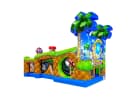 25ft Sonic Hedgehog Bounce House Obstacle Rental near me