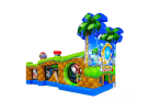 25ft Sonic Hedgehog Bounce House Obstacle Rental near me