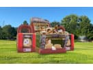 Perfect for Austin birthday parties, this military-themed obstacle course rental features kid-friendly rock walls and dry slides