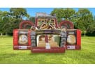 Military-themed obstacle course rental in Houston with dual climbing walls, ideal for Kingwood events and large parties.