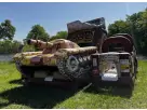 Military tank obstacle course rental in Houston with kid-friendly rock wall and dry slides, ideal for large events in Cypress.