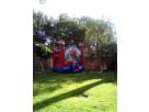 15x15 Spider-Man bounce house rental in Dallas ideal for Plano birthday parties, holds up to 8 kids indoors or outdoors.