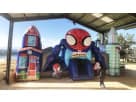 Perfect for Kyle toddler parties, this Spider-Man obstacle course rental in Austin holds 8 kids and features climbing, sliding