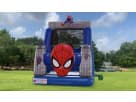 Spider-Man 50ft water slide rental in Austin with climbing wall and slide features, ideal for parties in Leander and community