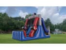 Perfect for Kyle birthday parties, this 50ft Spider-Man water slide rental in Austin features dual red slides ideal for kids