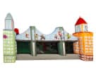 Perfect for Cedar Park toddlers, this Spidey and Friends obstacle course rental in Austin holds 8 kids with climbing, sliding