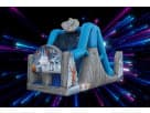 Star Wars obstacle course rental in Houston featuring a 50ft dry or wet slide with climbing challenges, ideal for Kingwood