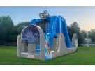 Perfect for The Woodlands parties, this 50ft Star Wars water slide rental in Houston features dual slides and obstacle challenges