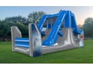 Star Wars wet or dry water slide rental in Houston featuring a 50ft obstacle course with dual lanes, ideal for parties