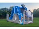 Star Wars 50ft water slide rental in Houston with dual curved slides—ideal for Pasadena parties and events.