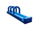Tobogán acuático azul de 31 pies ideal para fiestas en Austin y Round Rock, perfecto para refrescarse en renta de verano.