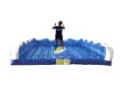 Big Wave Mechanical Surf water slide rental in Austin—thrilling interactive inflatable perfect for cooling off at summer parties.