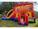 3in1 Thanksgiving bounce house with wet or dry slide rental in Houston — perfect for Pasadena backyard parties with kids.