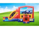 Perfect for Georgetown birthday parties, this Thomas the Train obstacle course rental in Austin features a 3-in-1 combo