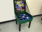Tic Tac Toe carnival game rental in Austin with illuminated interactive buttons, ideal for kids' parties in San Marcos.