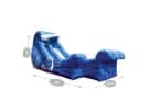38-foot blue wave water slide rental in Austin — wet or dry fun for ages 3 and up, ideal for Kyle parties.