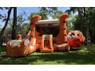 Tiger Belly bounce house rental in Houston with dual slides and obstacle course, ideal for Pearland parties.