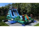Tropical water slide rental with pool available for Austin parties, ideal for Kyle events and backyard fun.