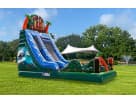 Tropical water slide rental with pool available in Austin—ideal for Buda backyard parties and summer events.