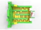 Christmas Holiday Maze bounce house rental in Dallas with multiple obstacle levels, ideal for Mesquite birthday parties.
